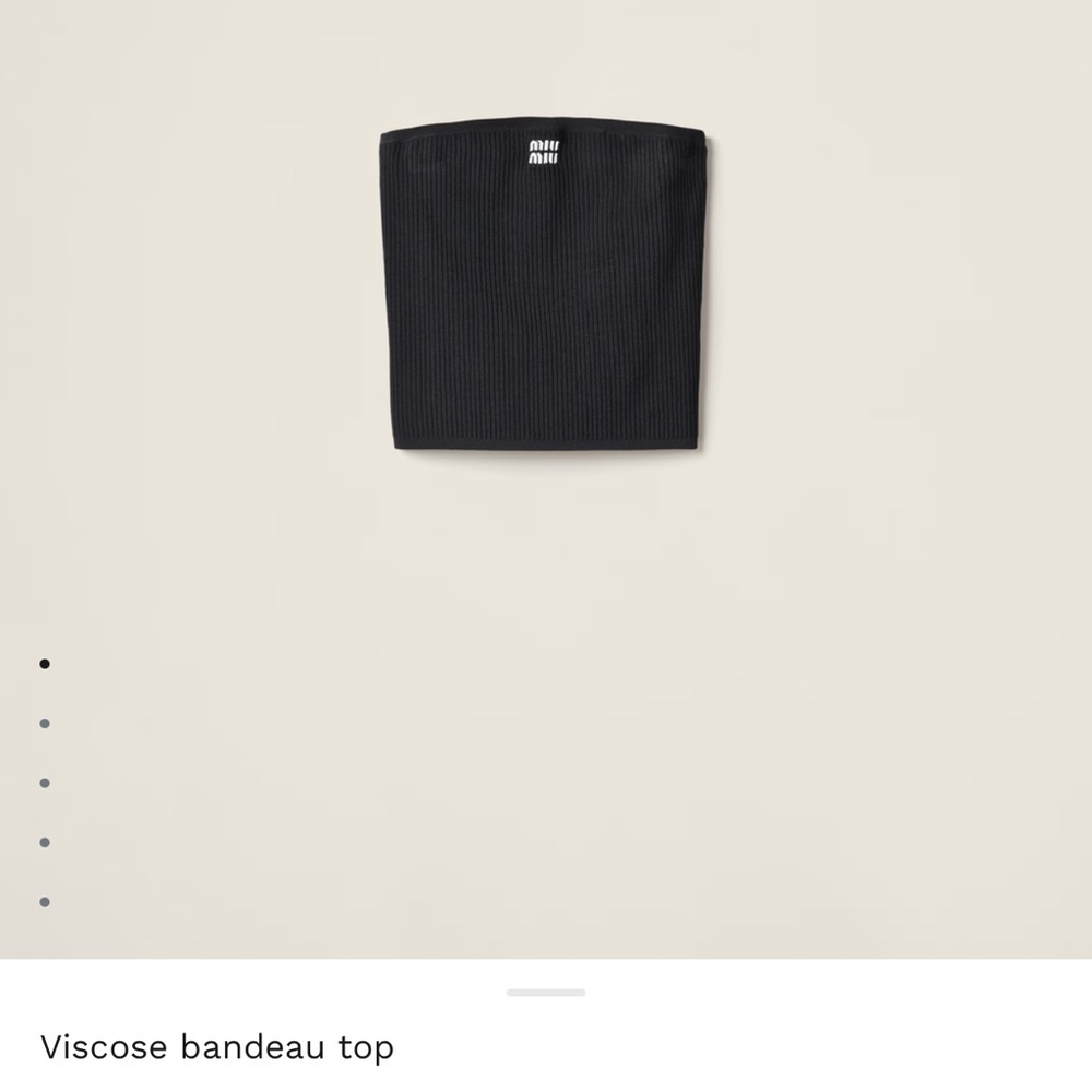Miu miu bandeau top